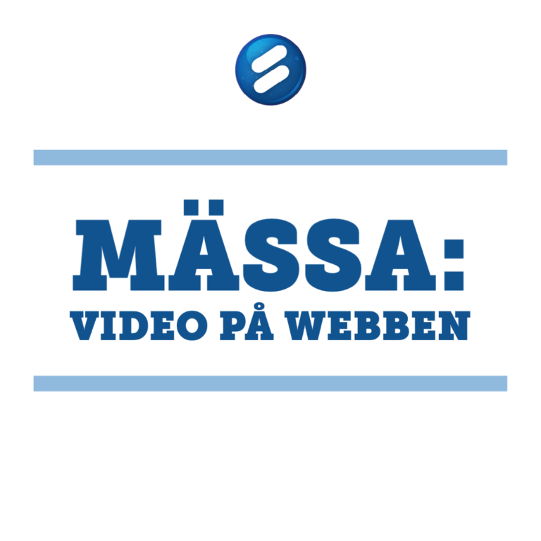 Mässa: Video på Webben